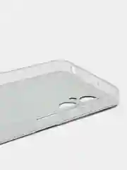 Угольный силиконовый чехол на Xiaomi Poco M5 / Сяоми Поко M5 прозрачный, с рисунком, защита камеры