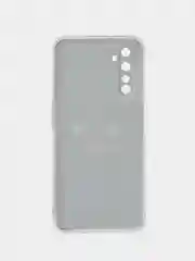 Черный силиконовый чехол на Realme 6 Pro / Реалми 6 Про прозрачный, с рисунком, защита камеры