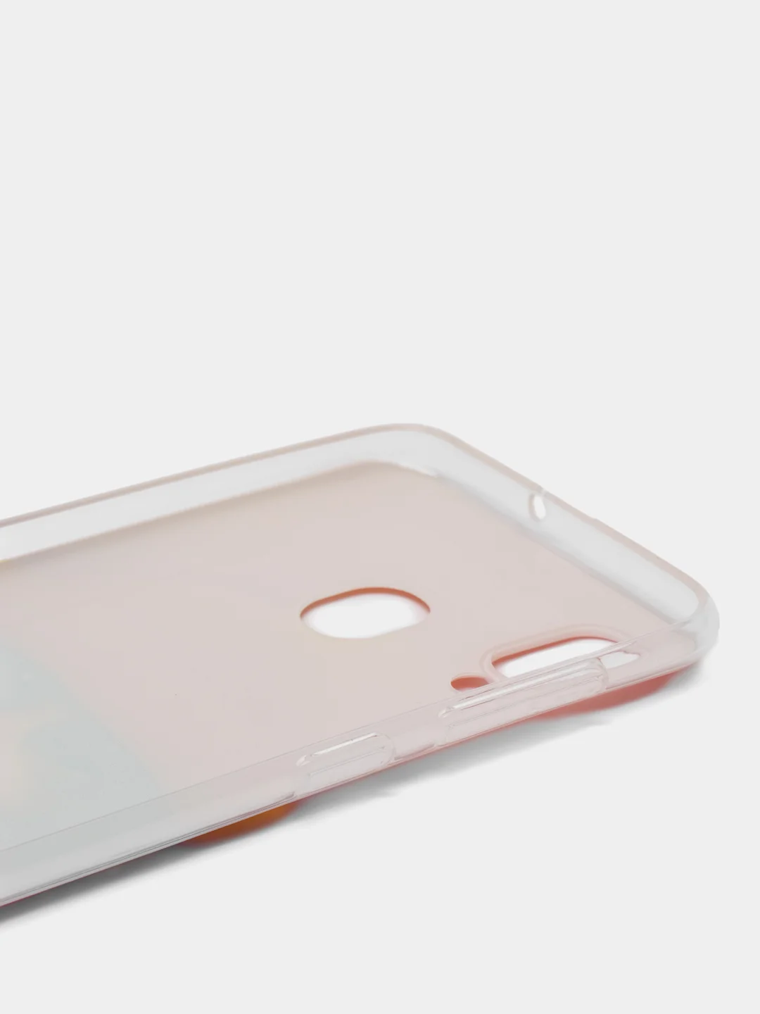 Желтый силиконовый чехол на Samsung Galaxy A30/A20 / Самсунг А30/А20 с рисунком, защита камеры