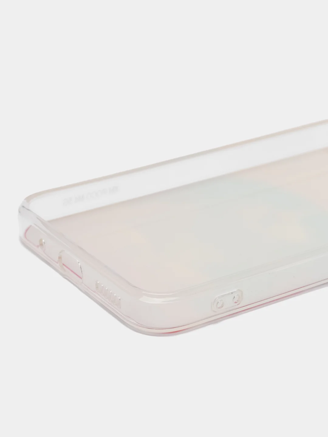Голубой силиконовый чехол на Xiaomi Poco M5 / Сяоми Поко M5 прозрачный, с рисунком, защита камеры