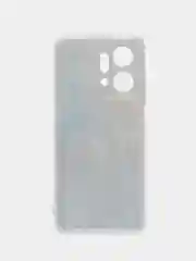 Бордовый силиконовый чехол на Honor X7A / Хонор X7A прозрачный, с рисунком, защита камеры