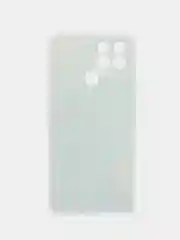 Светло-синий чехол на Infinix SMART 6 / Инфиникс Смарт 6 прозрачный, с рисунком, защита камеры