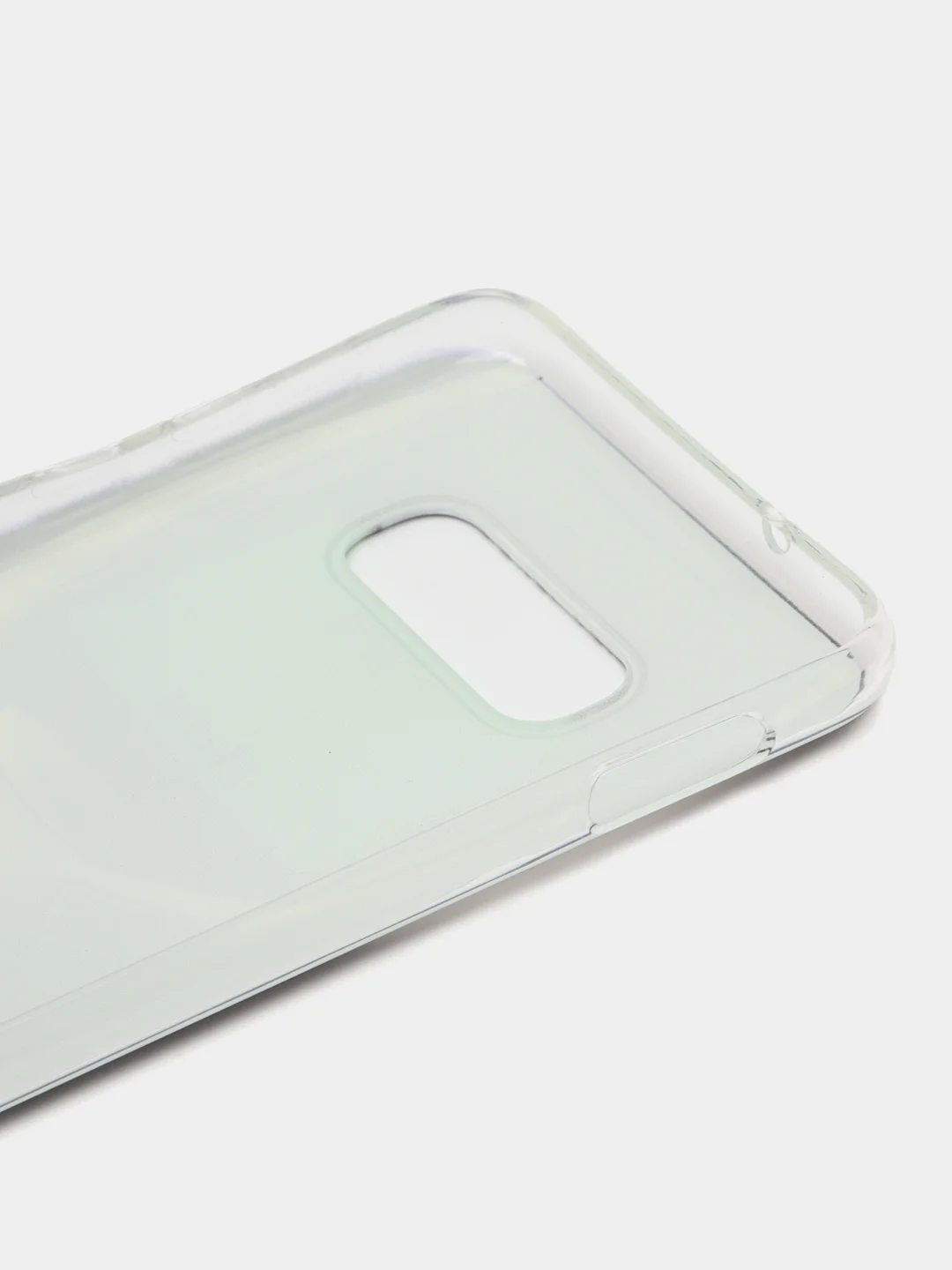 Угольный силиконовый чехол на Samsung Galaxy S10E / Самсунг S10E с рисунком, защита камеры