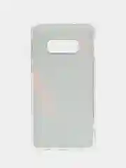 Красный силиконовый чехол на Samsung Galaxy S10E / Самсунг S10E с рисунком, защита камеры