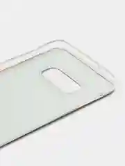 Красный силиконовый чехол на Samsung Galaxy S10E / Самсунг S10E с рисунком, защита камеры