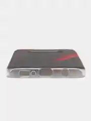 Красный силиконовый чехол на Samsung Galaxy S10E / Самсунг S10E с рисунком, защита камеры