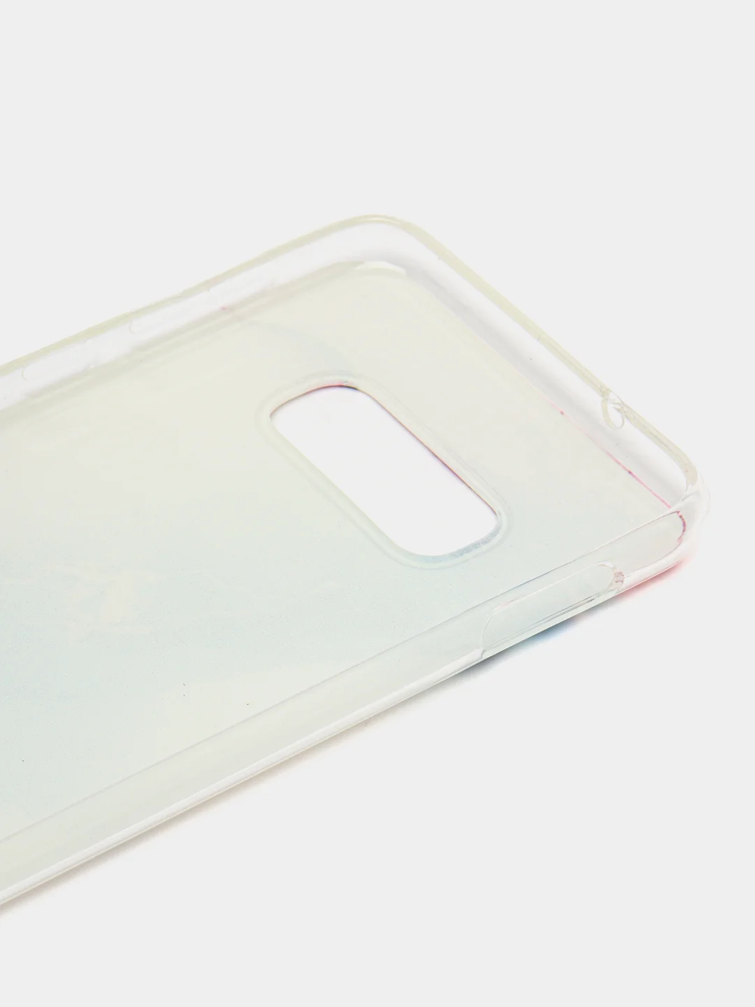 Ледяной силиконовый чехол на Samsung Galaxy S10E / Самсунг S10E с рисунком, защита камеры