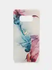 Ледяной силиконовый чехол на Samsung Galaxy S10E / Самсунг S10E с рисунком, защита камеры