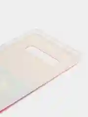 Желтый чехол на Samsung Galaxy S10 Plus / Самсунг S10 Plus прозрачный, с рисунком, защита камеры