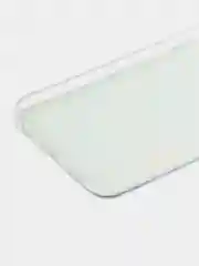 Голубой чехол на Samsung Galaxy S10 Plus / Самсунг S10 Plus прозрачный, с рисунком, защита камеры