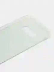 Голубой чехол на Samsung Galaxy S10 Plus / Самсунг S10 Plus прозрачный, с рисунком, защита камеры