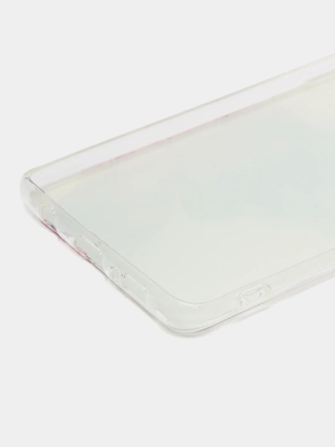 Ледяной чехол на Samsung Galaxy S10 Plus / Самсунг S10 Plus прозрачный, с рисунком, защита камеры