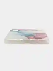 Ледяной силиконовый чехол на Samsung Galaxy A7 2018 / Самсунг A7 2018 с рисунком, защита камеры