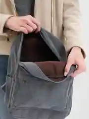 Медный рюкзак женский, вельветовый