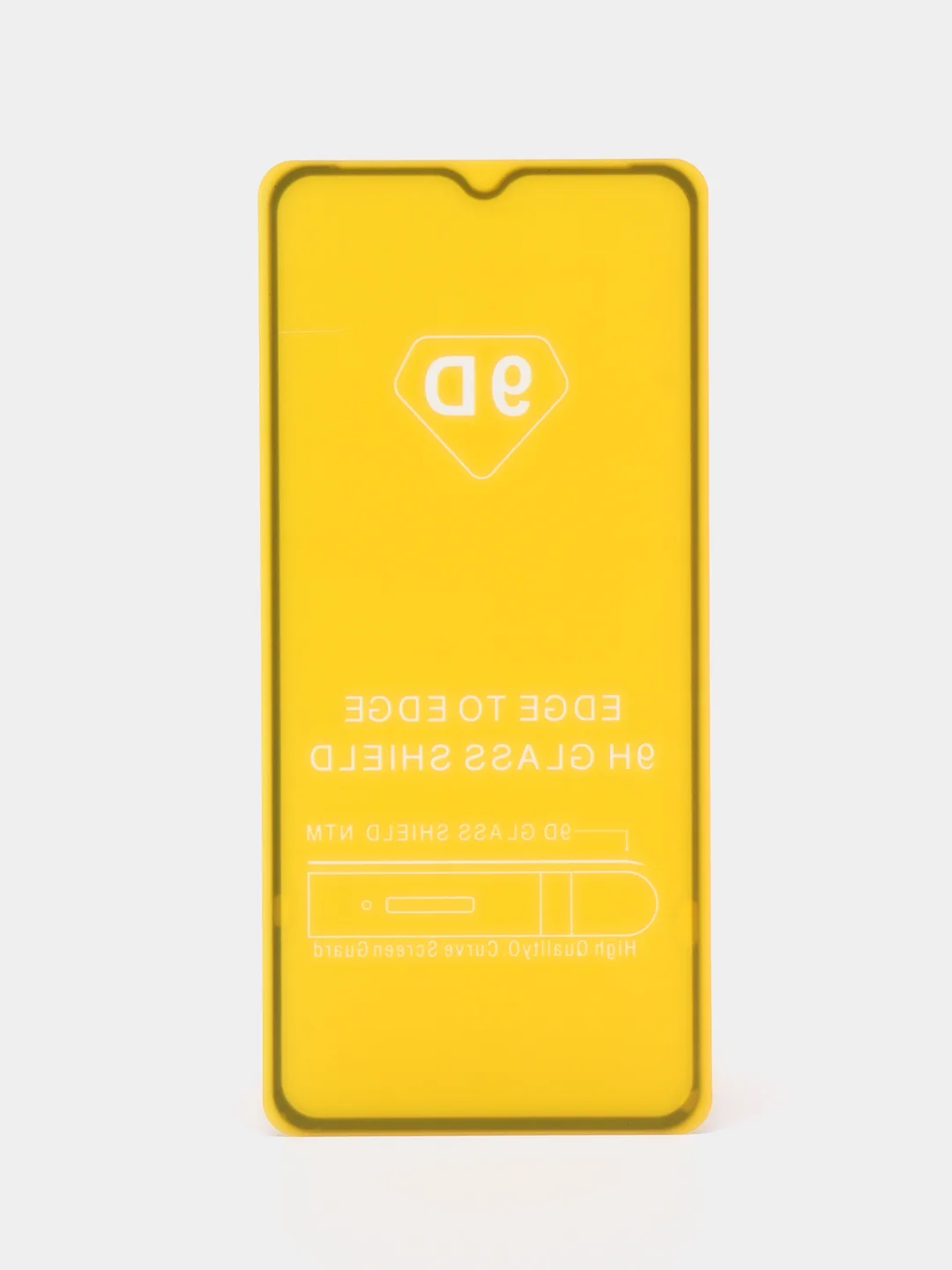 Хром защитное стекло 9D для Tecno Spark 10 / 10C (Техно Спарк 10 / 10С )
