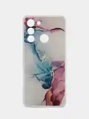 Ледяной силиконовый чехол на Tecno POP 5 LTE / Текно Поп 5 ЛТЕ с рисунком, защита камеры