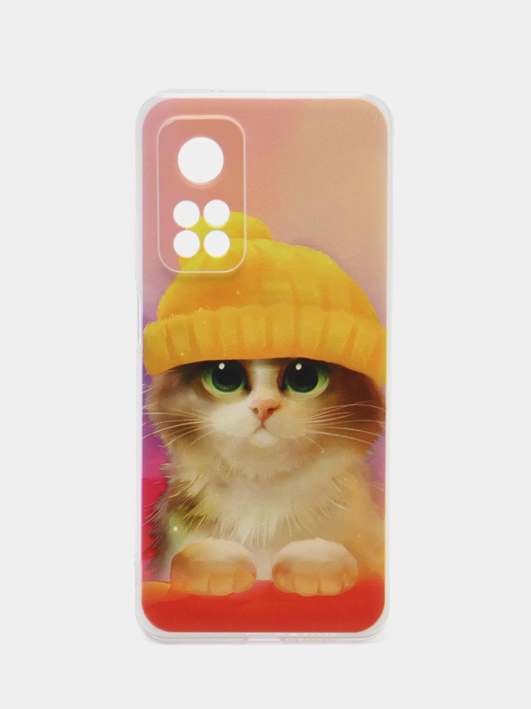 Желтый чехол на Xiaomi Mi 10T/Mi 10T Pro (Сяоми Ми 10Т/Ми 10Т Про), с рисунком, защита камеры