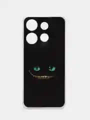 Черный силиконовый чехол на Tecno Spark Go 2023/Pop 7 Pro/Infinix Smart 7 / Текно Спарк Гоу 2023