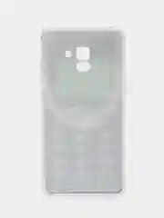 Угольный чехол на Samsung Galaxy A8 Plus 2018 / Самсунг A8 Plus с рисунком, защита камеры