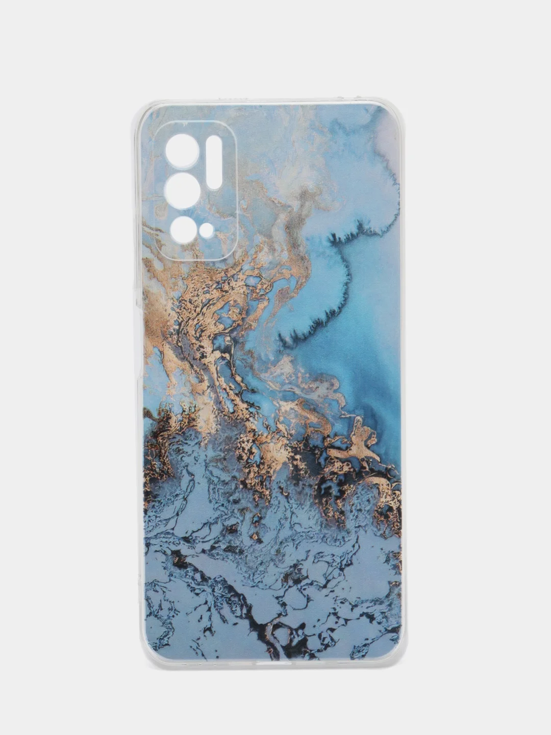 Голубой чехол на Xiaomi Redmi Note 10T/Note 10 5G/Poco M3 Pro (Сяоми Редми Нот 10T/Поко М3 Про)