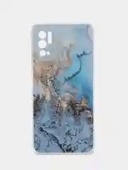 Голубой чехол на Xiaomi Redmi Note 10T/Note 10 5G/Poco M3 Pro (Сяоми Редми Нот 10T/Поко М3 Про)