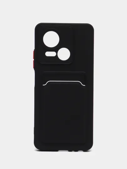 Силиконовый чехол для Tecno Spark 10 5G, c отсеком для карт