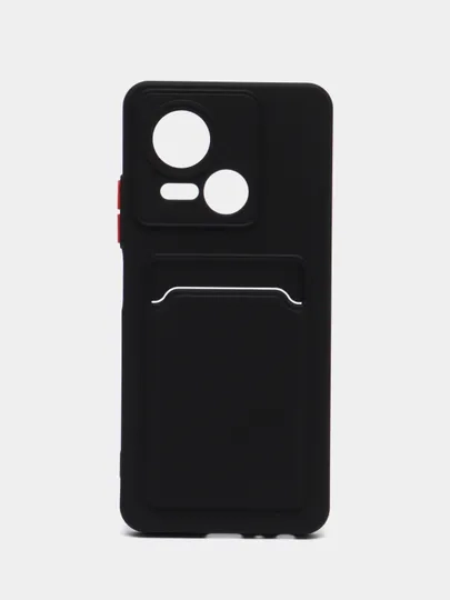 Силиконовый чехол для Tecno Spark 10 5G, c отсеком для карт