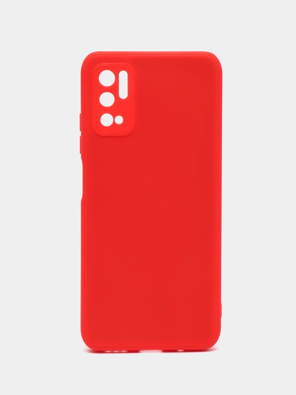 Накладка для Xiaomi Poco M3 Pro/Note 10T силиконовая, усиленная, бархат