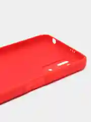 Алый накладка для Xiaomi Poco M3 Pro/Note 10T силиконовая, усиленная, бархат
