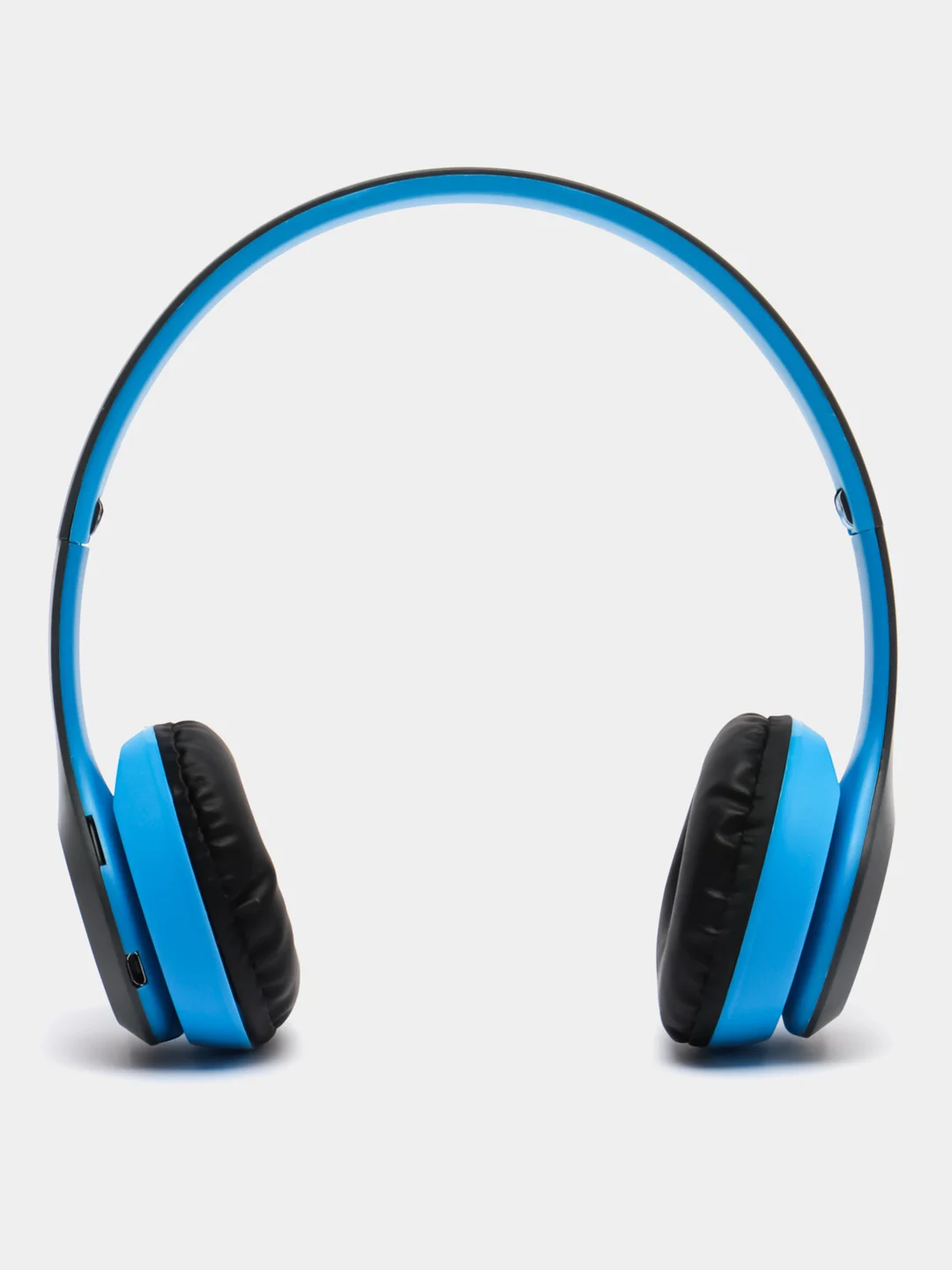 Синий беспроводные блютуз наушники P47 накладные, Bluetooth/Плеер MicroSD/AUX