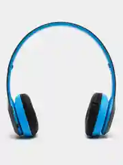Синий беспроводные блютуз наушники P47 накладные, Bluetooth/Плеер MicroSD/AUX