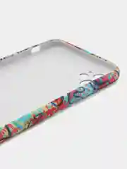 Голубой накладка для IPhone 11 виниловая, с рисунком