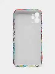 Голубой накладка для IPhone 11 виниловая, с рисунком