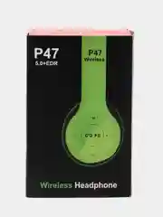 Красный беспроводные блютуз наушники P47 накладные, Bluetooth/Плеер MicroSD/AUX