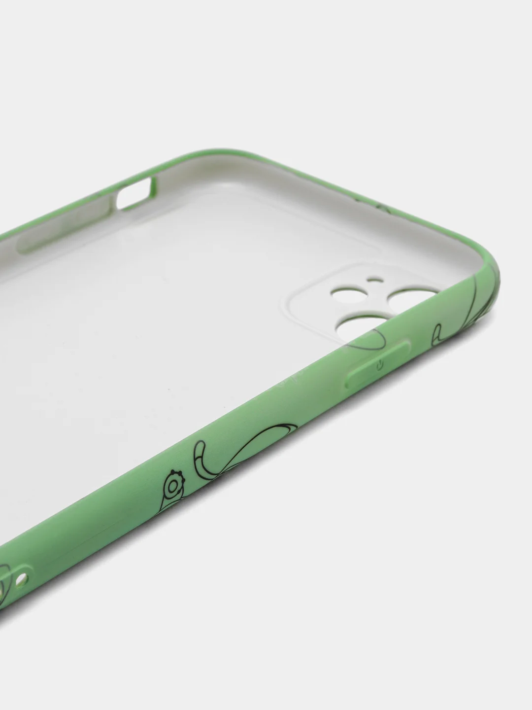 Салатовый накладка для IPhone 11 виниловая, с рисунком