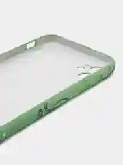 Салатовый накладка для IPhone 11 виниловая, с рисунком