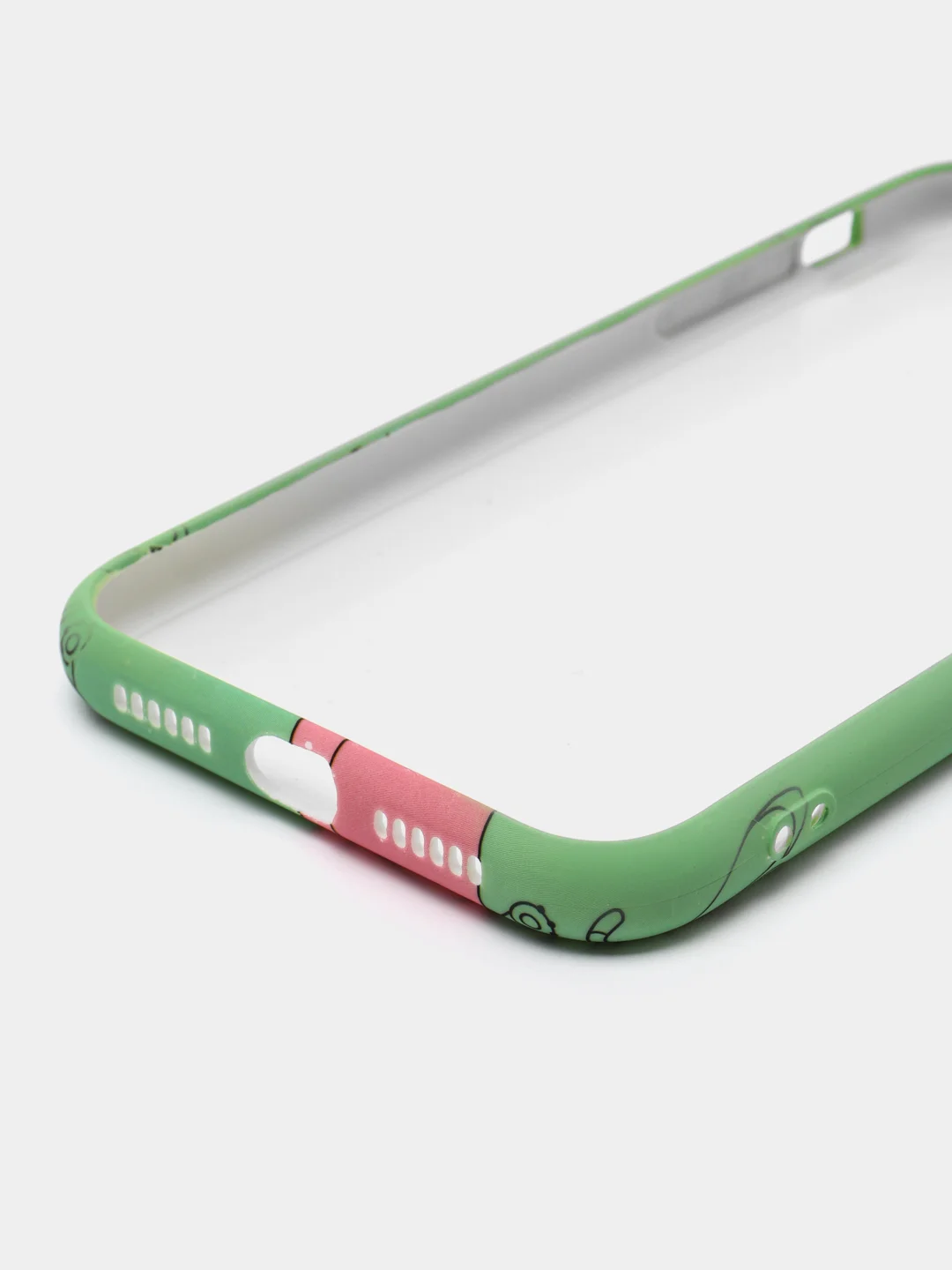Салатовый накладка для IPhone 11 виниловая, с рисунком