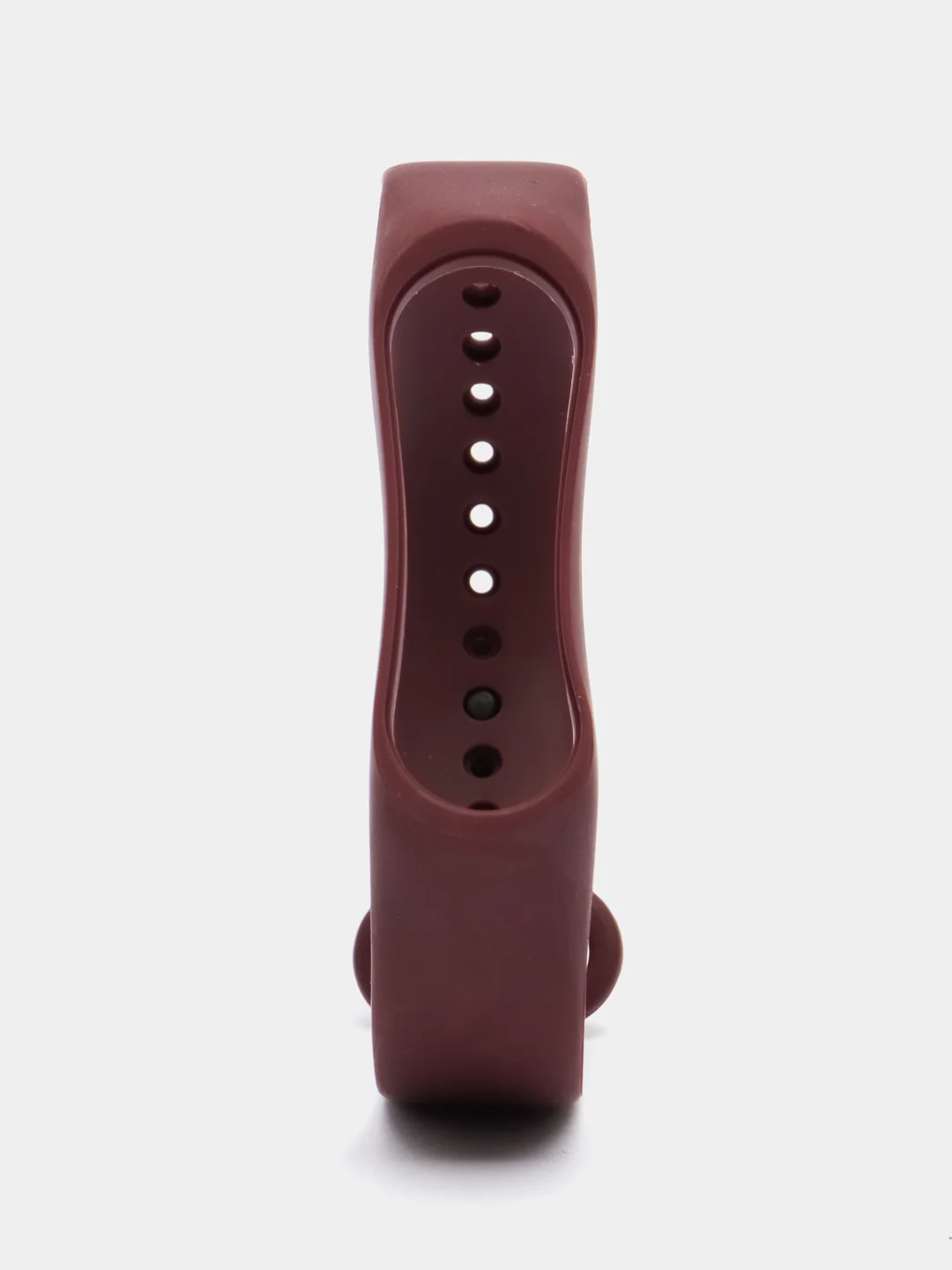 Багровый силиконовый ремешок для фитнес браслета Xiaomi Mi Band 3, 4, 5, 6, 7