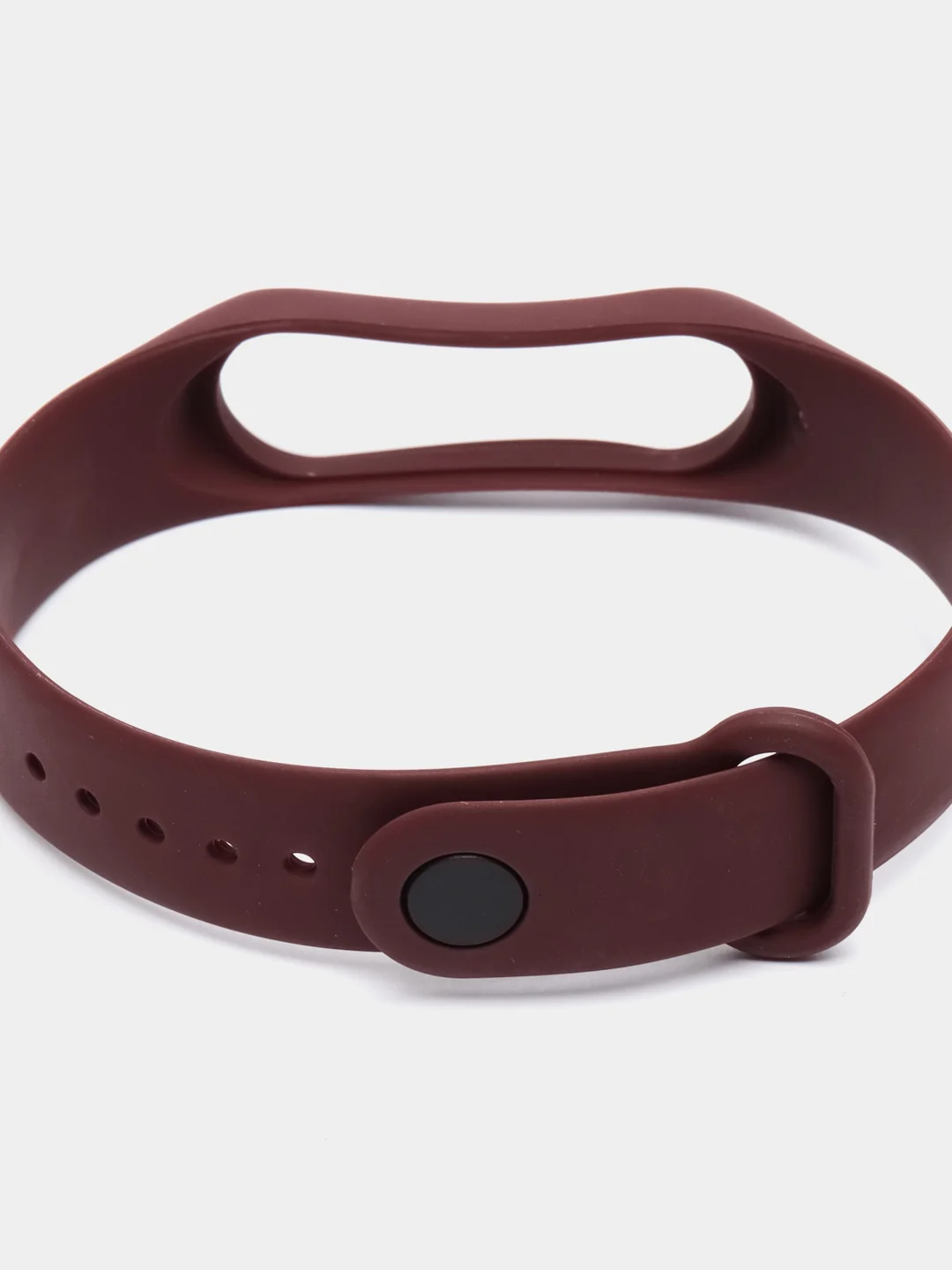Багровый силиконовый ремешок для фитнес браслета Xiaomi Mi Band 3, 4, 5, 6, 7