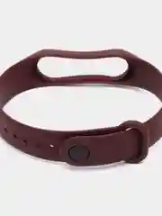 Багровый силиконовый ремешок для фитнес браслета Xiaomi Mi Band 3, 4, 5, 6, 7