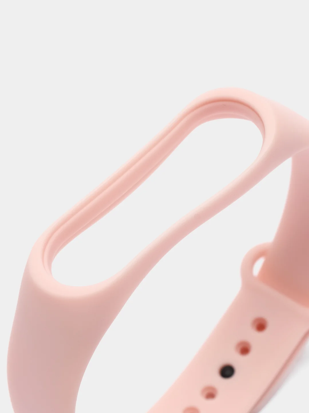 Бежевый силиконовый ремешок для фитнес браслета Xiaomi Mi Band 3, 4, 5, 6, 7