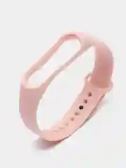 Бежевый силиконовый ремешок для фитнес браслета Xiaomi Mi Band 3, 4, 5, 6, 7