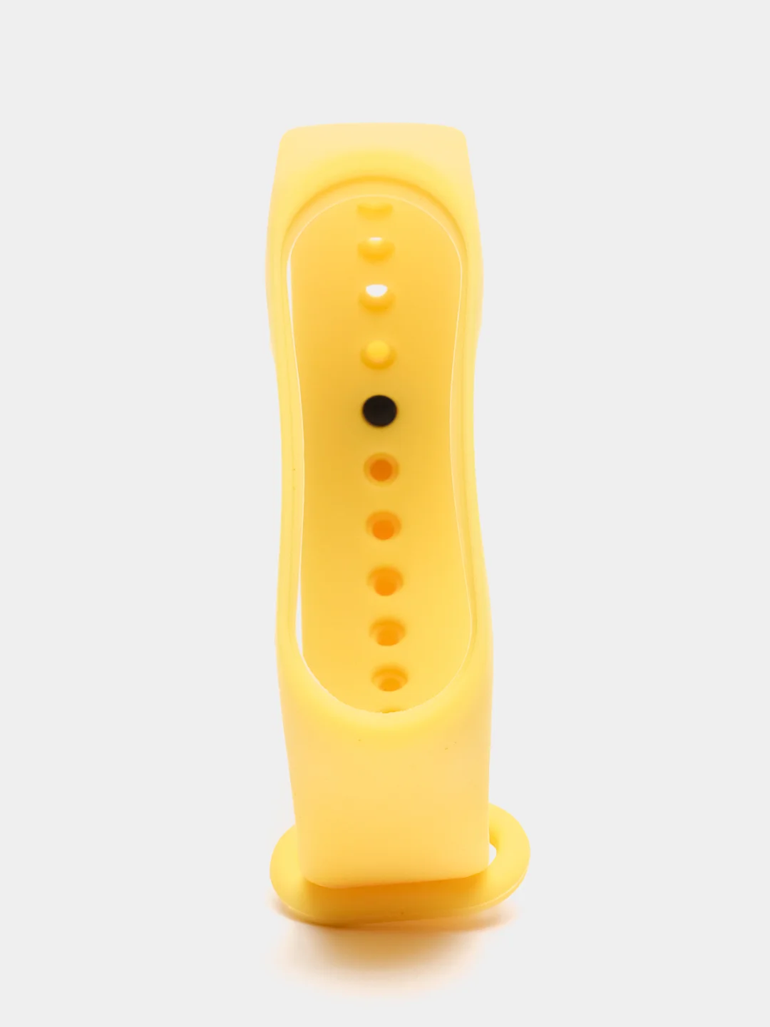 Желтый силиконовый ремешок для фитнес браслета Xiaomi Mi Band 3, 4, 5, 6, 7