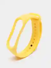 Желтый силиконовый ремешок для фитнес браслета Xiaomi Mi Band 3, 4, 5, 6, 7