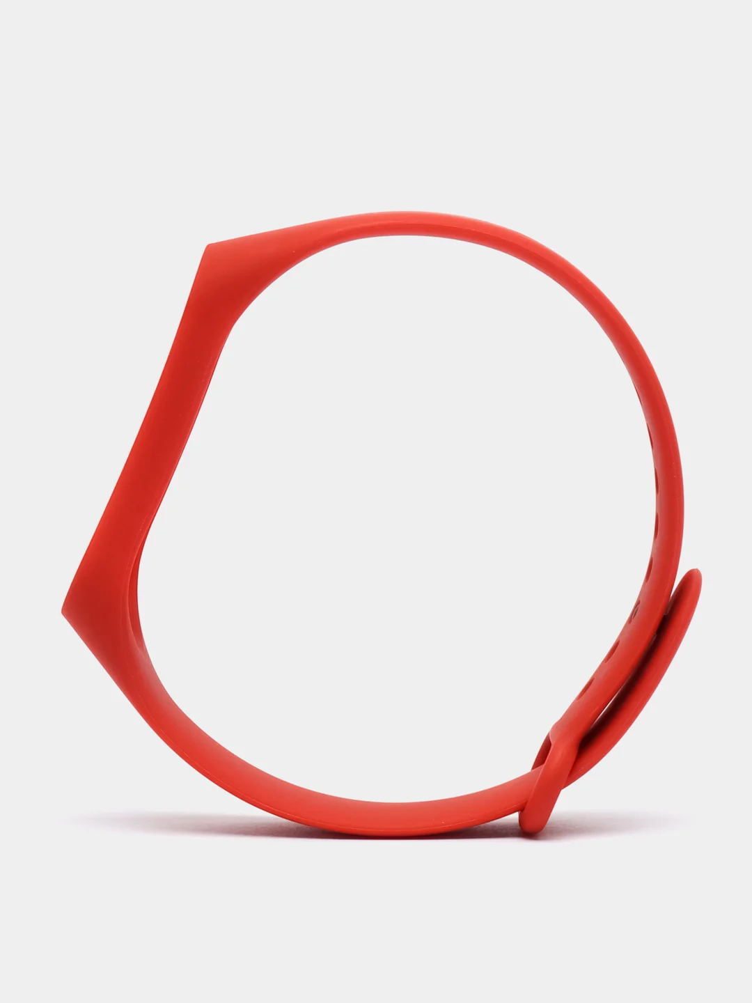 Красный силиконовый ремешок для фитнес браслета Xiaomi Mi Band 3, 4, 5, 6, 7