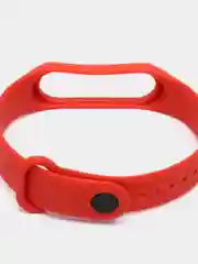 Красный силиконовый ремешок для фитнес браслета Xiaomi Mi Band 3, 4, 5, 6, 7