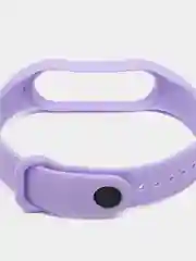 Лавандовый силиконовый ремешок для фитнес браслета Xiaomi Mi Band 3, 4, 5, 6, 7