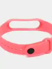 Розовый силиконовый ремешок для фитнес браслета Xiaomi Mi Band 3, 4, 5, 6, 7