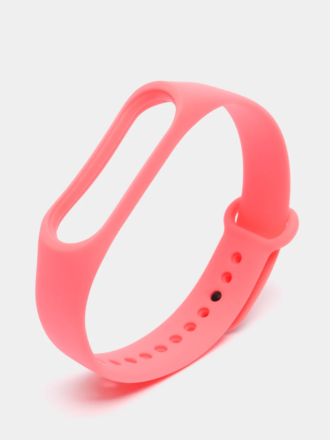 Розовый силиконовый ремешок для фитнес браслета Xiaomi Mi Band 3, 4, 5, 6, 7