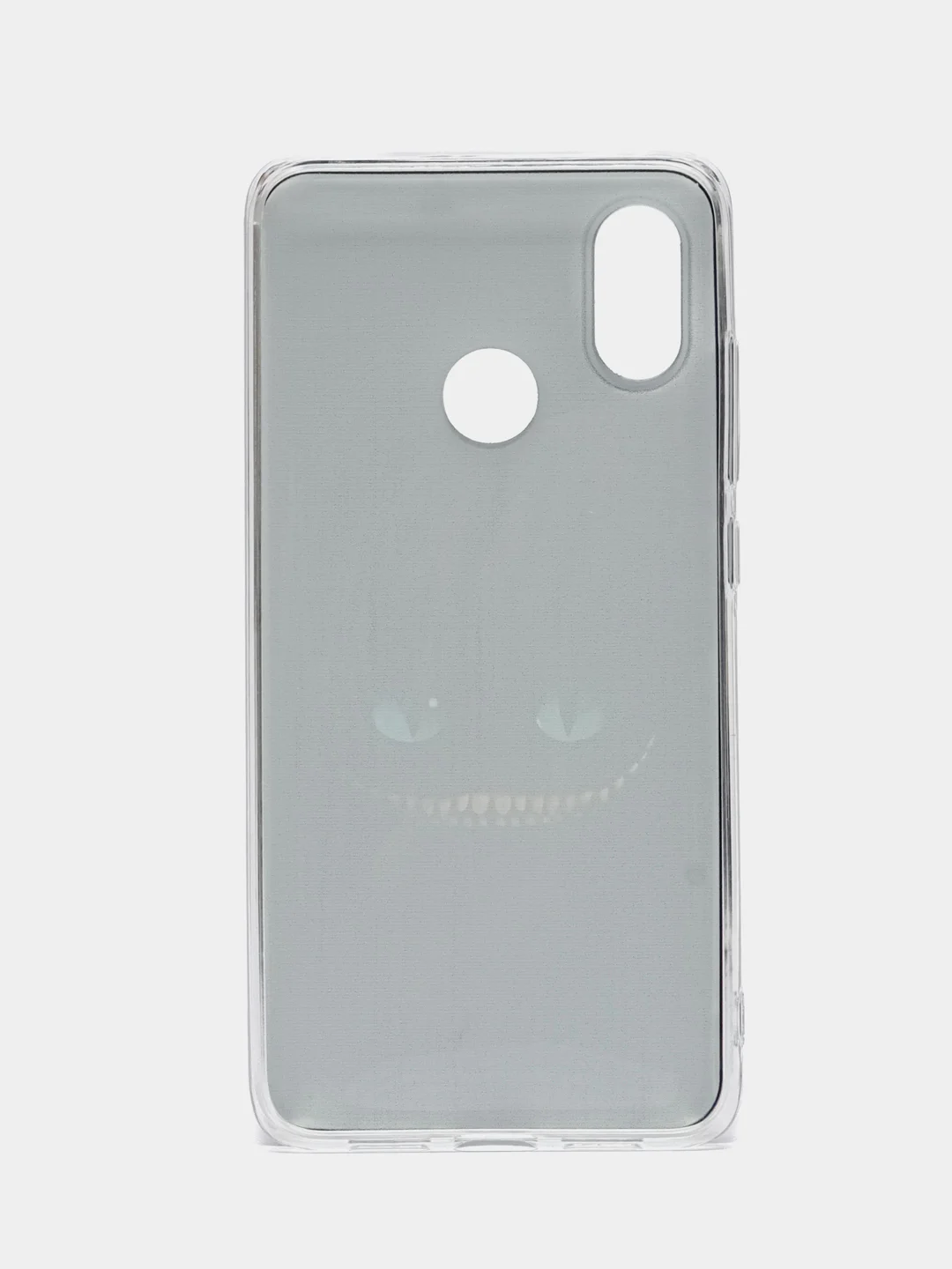 Черный силиконовый чехол на Xiaomi Mi 8 / Сяоми Ми 8 прозрачный, с рисунком, защита камеры